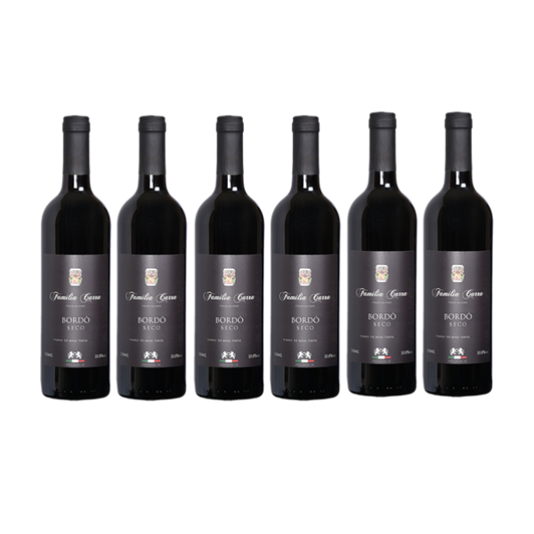 Foto de Caixa Vinho Bordô Seco  c/ 6 Garrafas de 750ml