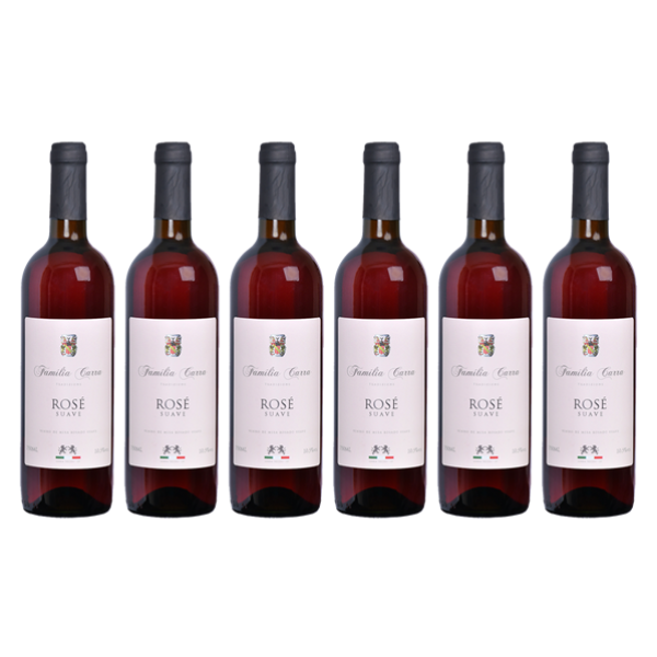 Foto de Caixa Vinho Rosê Suave c/ 6 Garrafas 750ml