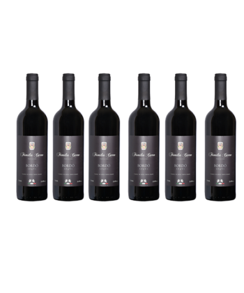 Caixa Vinho Bordô Suave c/ 6 Garrafas 750ml